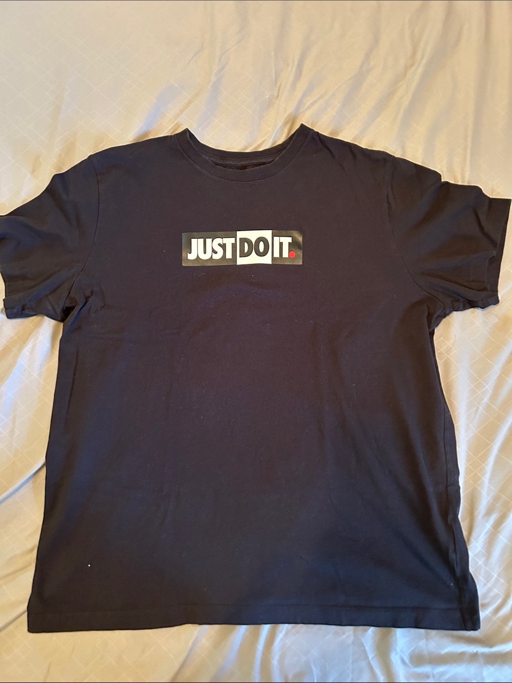 Nike Black Men's 'Just Do It.' Logo Short Sleeve Tee